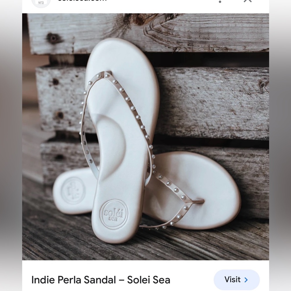 Indie Perla Solei Sea sandals. Gently used - in great shape! Fabulously chic!